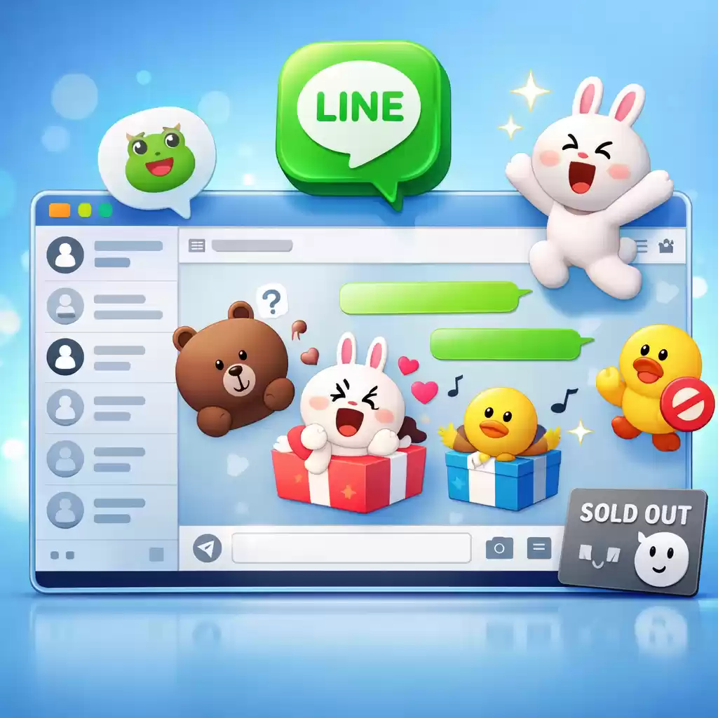 LINE的萌系贴纸，让聊天充满小惊喜，line的贴纸无法购买 ~ LINE中文版官网-LINE中文版官网