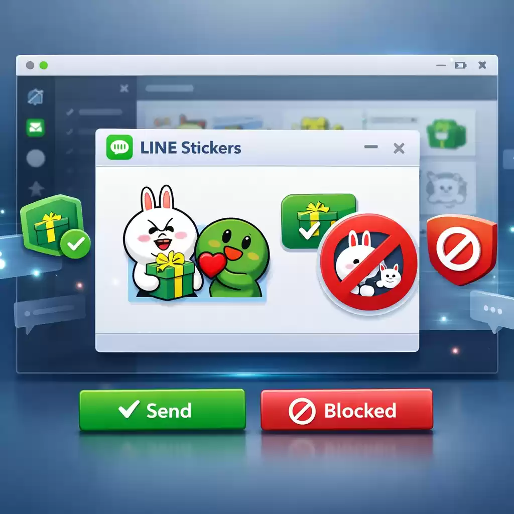 LINE的贴图还能这样玩?,line赠送贴图是否被屏蔽-LINE中文版官网