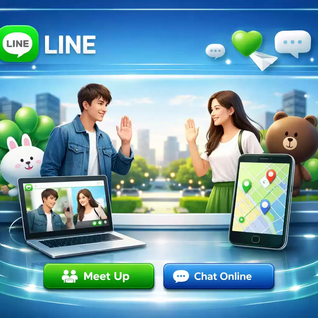 LINE线下活动,线上好友轻松奔现,line社交平台