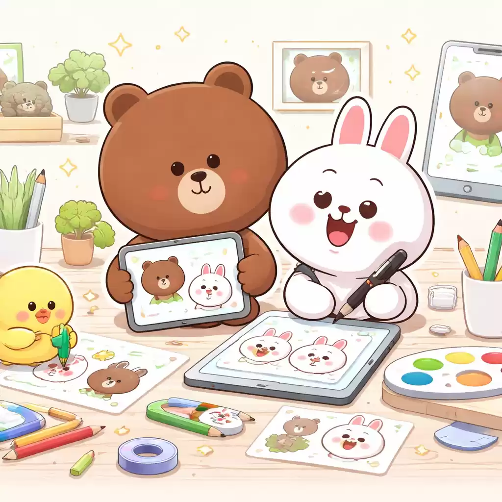 LINE表情包DIY,专属个性尽情展现,line表情包制作-LINE中文版官网