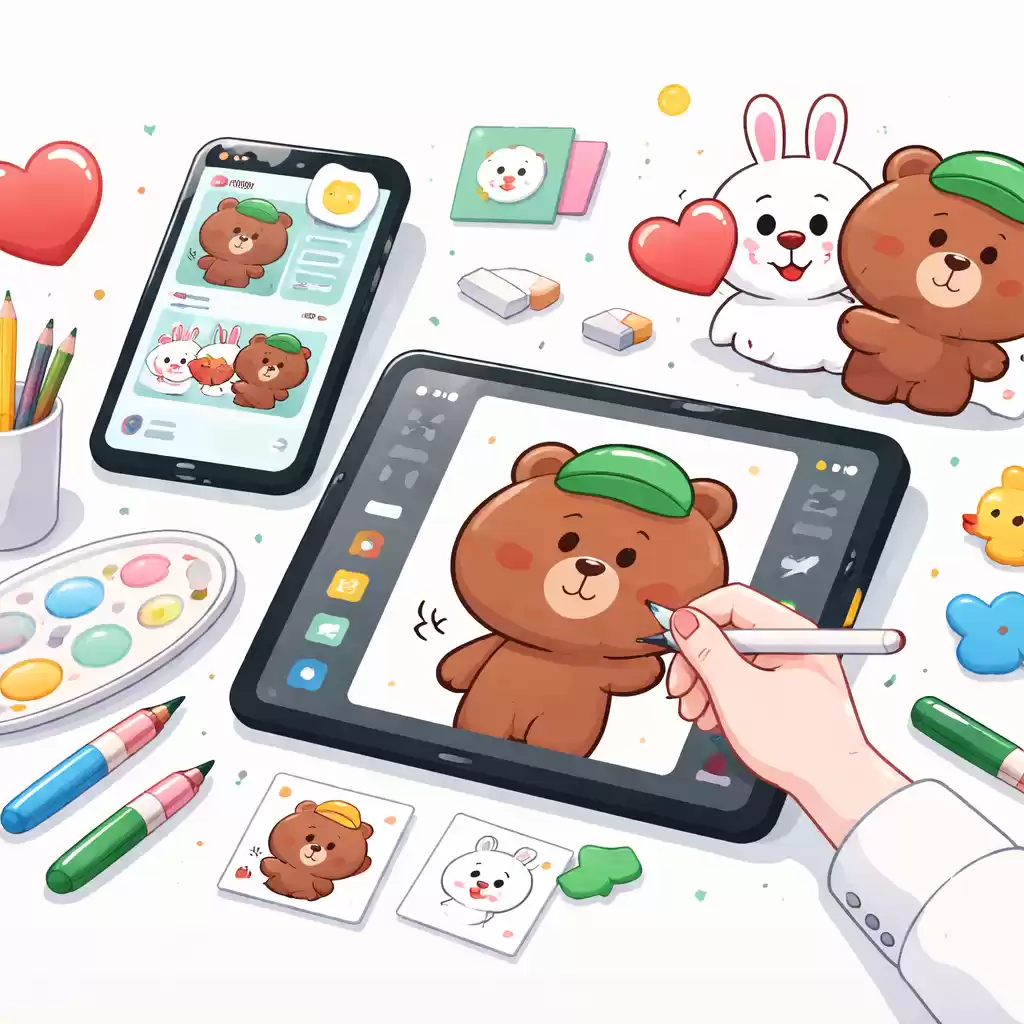 LINE表情包也能自己做?,line表情平台-LINE中文版官网