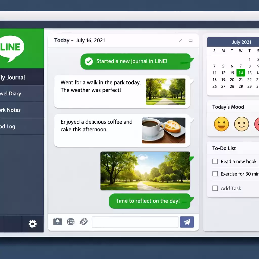 LINE还能当日记本用？你试过吗？，line可以用吗 ~ LINE中文版官网-LINE中文版官网