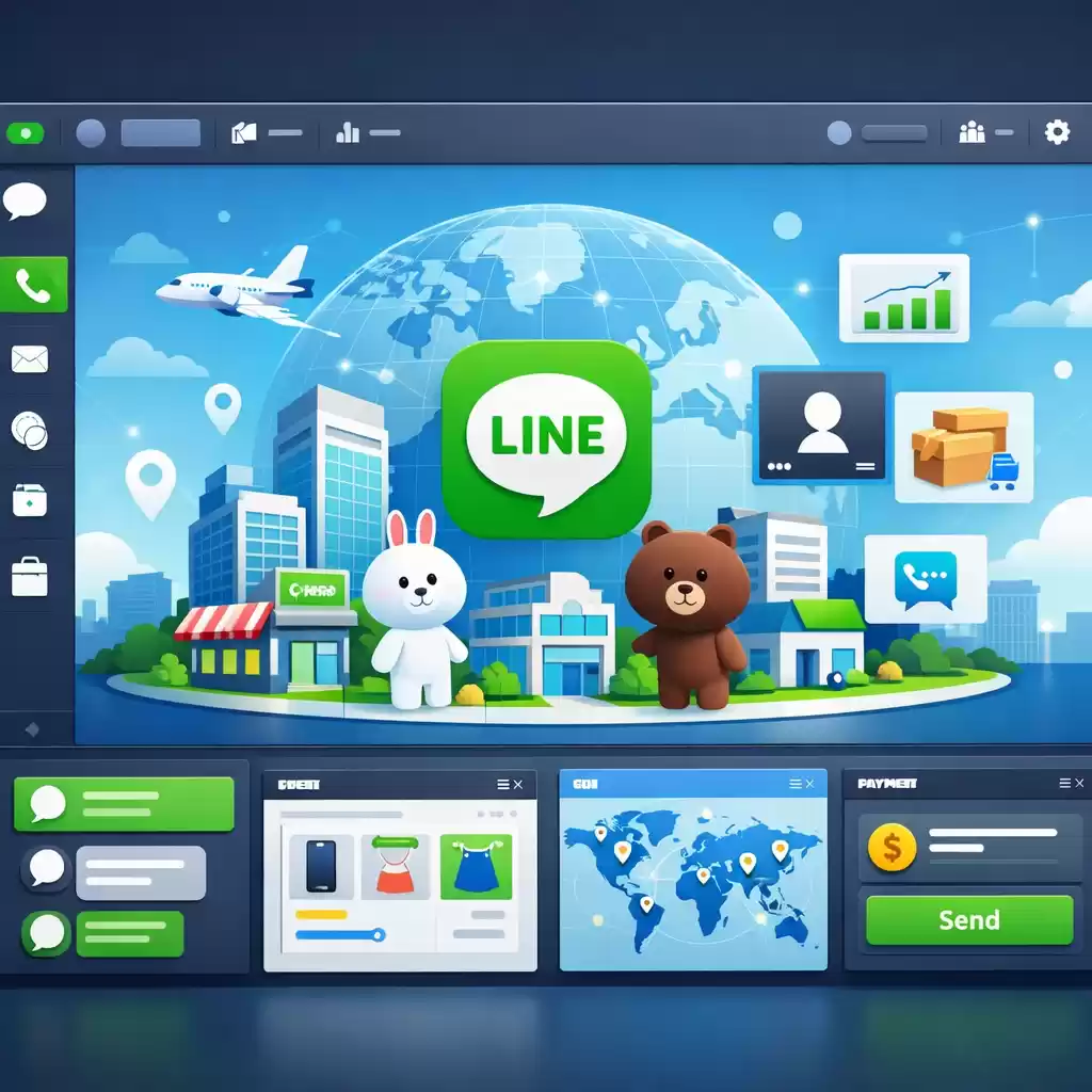 LINE：通讯海外的全球化商业平台，line towm ~ LINE中文版官网-LINE中文版官网