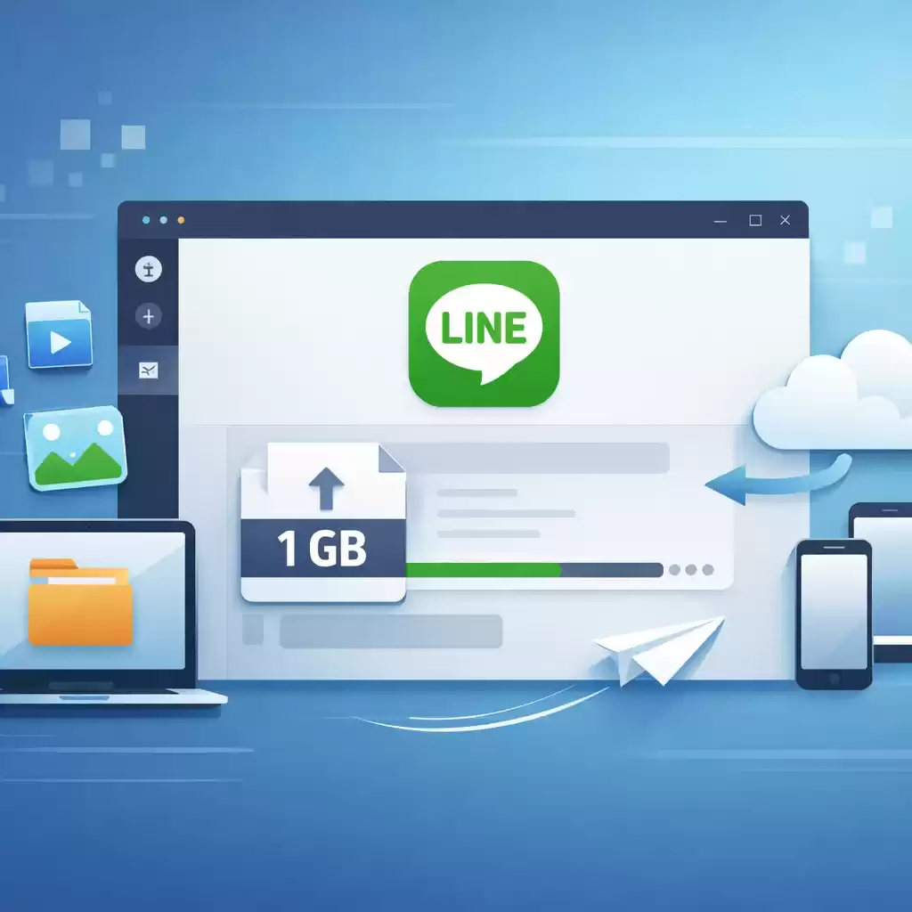 一键发送大文件,LINE帮你轻松分享,如何发送超级大的文件-LINE中文版官网