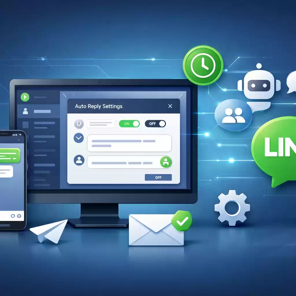 一键设置自动回复，LINE让你更高效，自动回复怎么设置好 ~ LINE中文版官网-LINE中文版官网