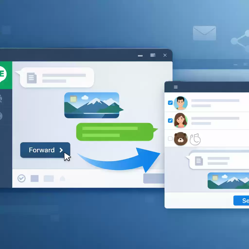 一键转发好友消息，LINE让分享更便捷，inline转发 ~ LINE中文版官网-LINE中文版官网