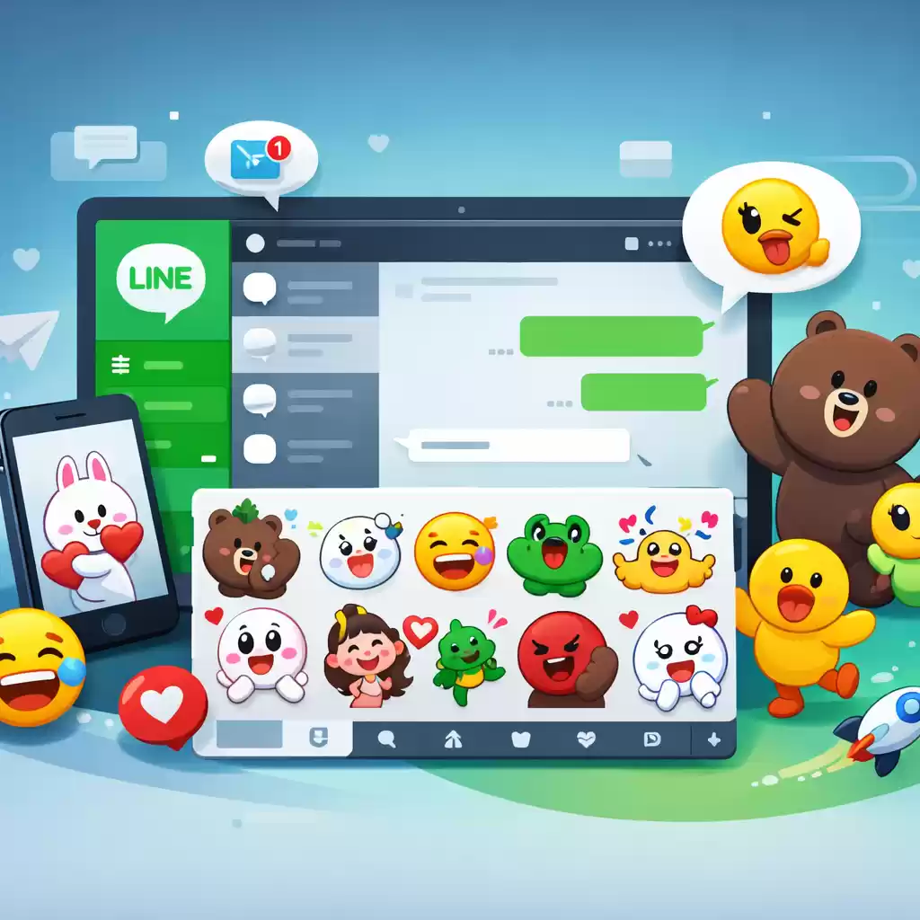 丰富表情包，LINE让聊天更有趣，line表情包免费 ~ LINE中文版官网-LINE中文版官网