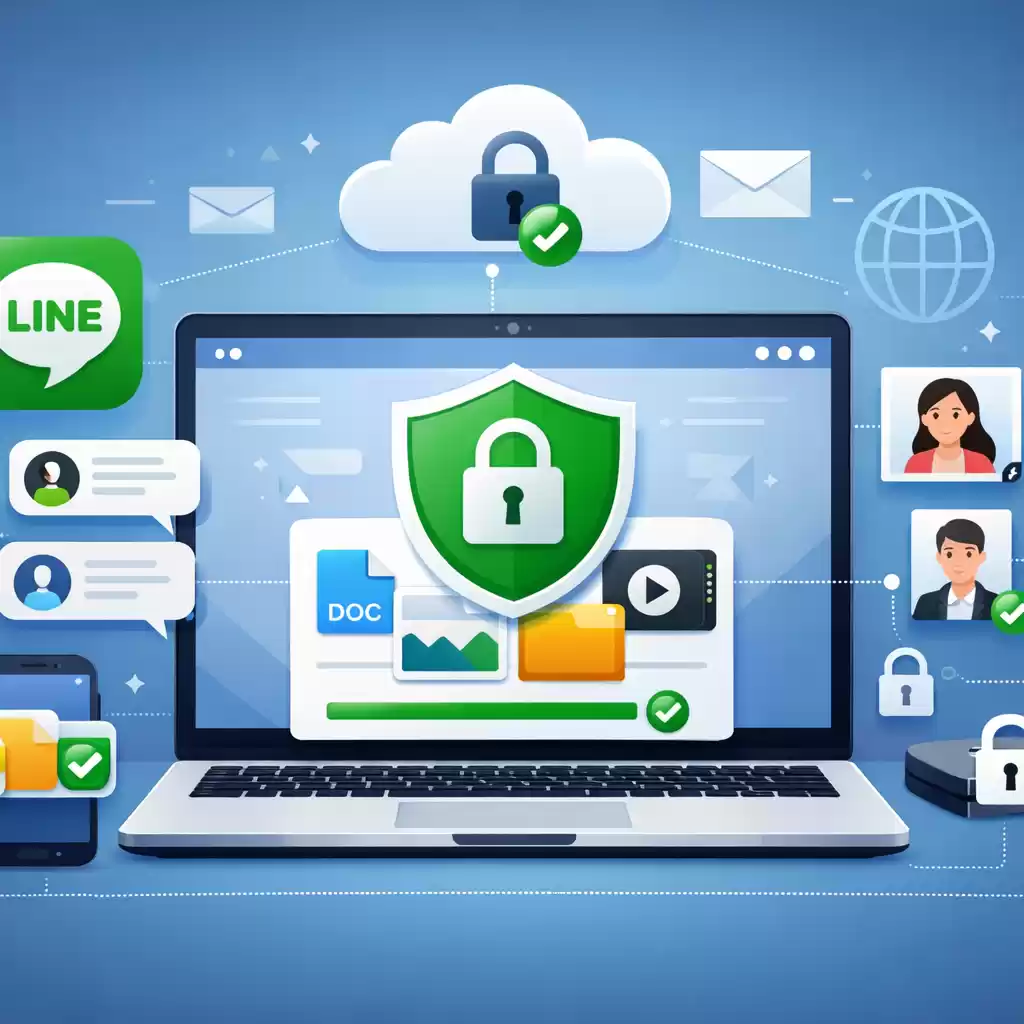 在线中如何安全地分享您的文件，在线文件共享 ~ LINE中文版官网-LINE中文版官网