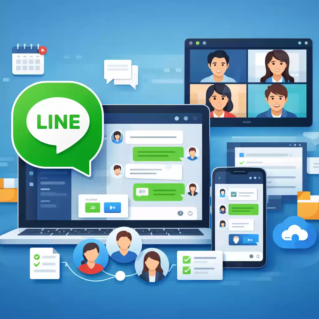 如何在LINE中实现团队协作，line如何加入群聊 ~ LINE中文版官网-LINE中文版官网