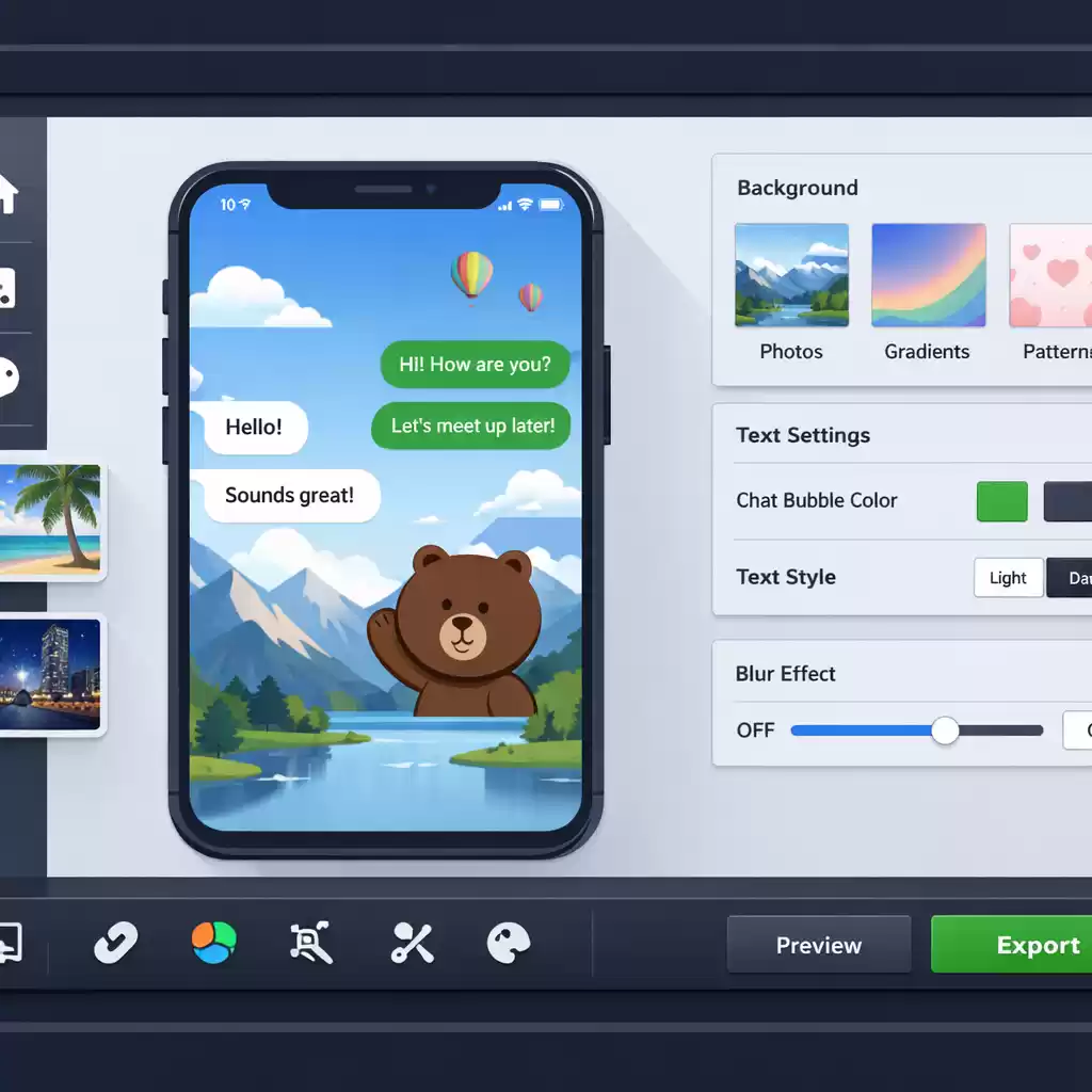 定制你的聊天背景,LINE彰显个性,聊天背景制作软件app-LINE中文版官网