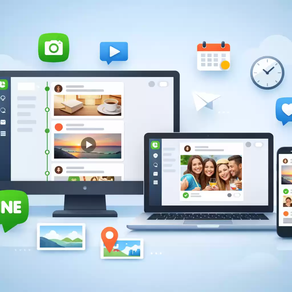 特色“时间线”,LINE帮你记录生活点滴,见证每一刻的精彩与平凡-LINE中文版官网