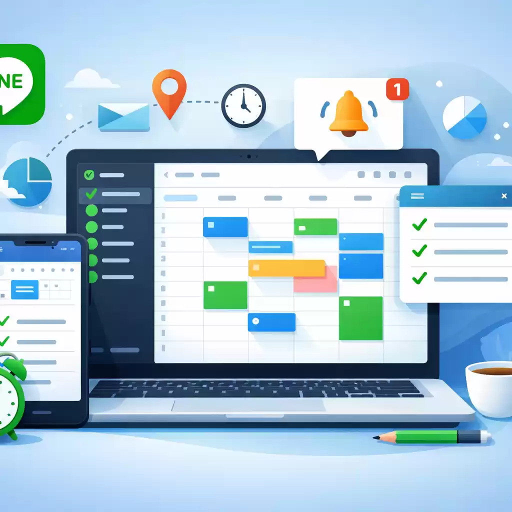 用LINE做日程，时间管理更高效，line使用教程-LINE中文版官网