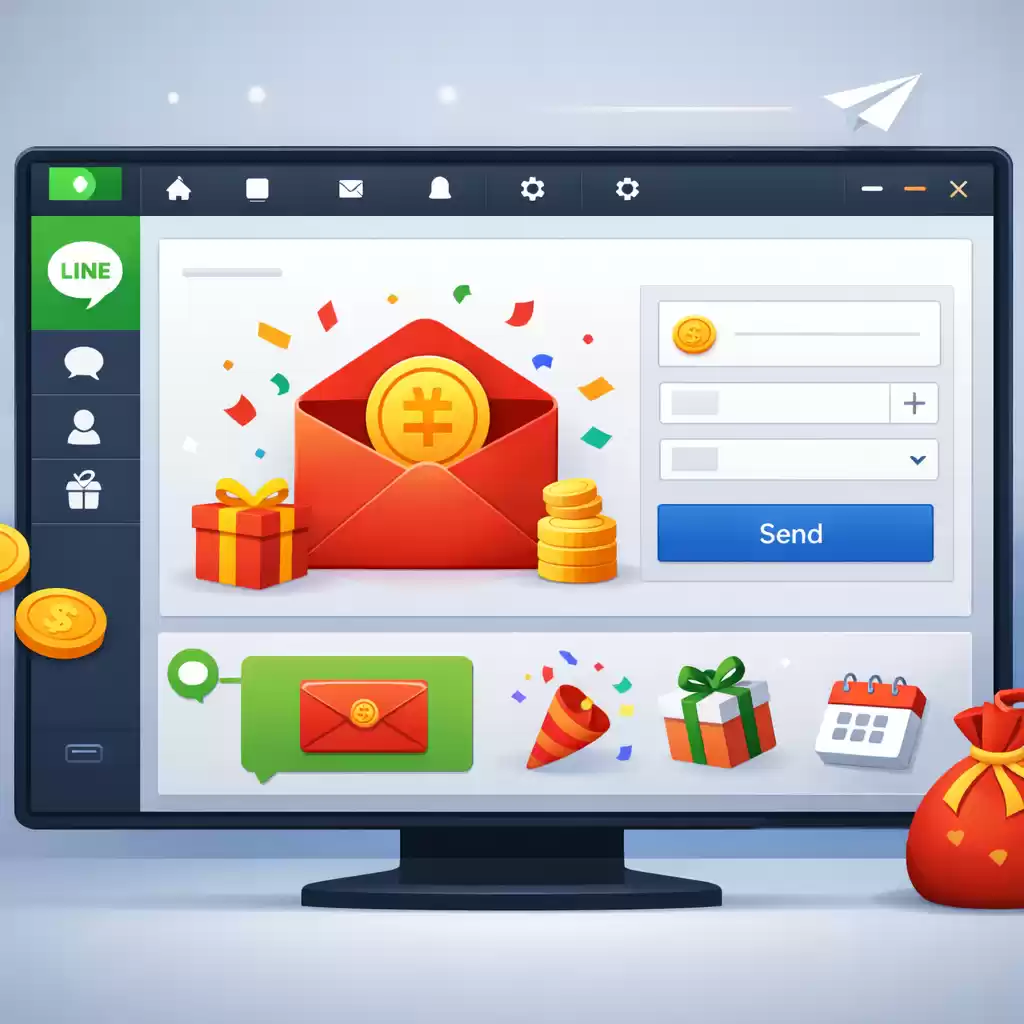 用LINE发红包，节日祝福有新意，line怎么发红包 ~ LINE中文版官网-LINE中文版官网