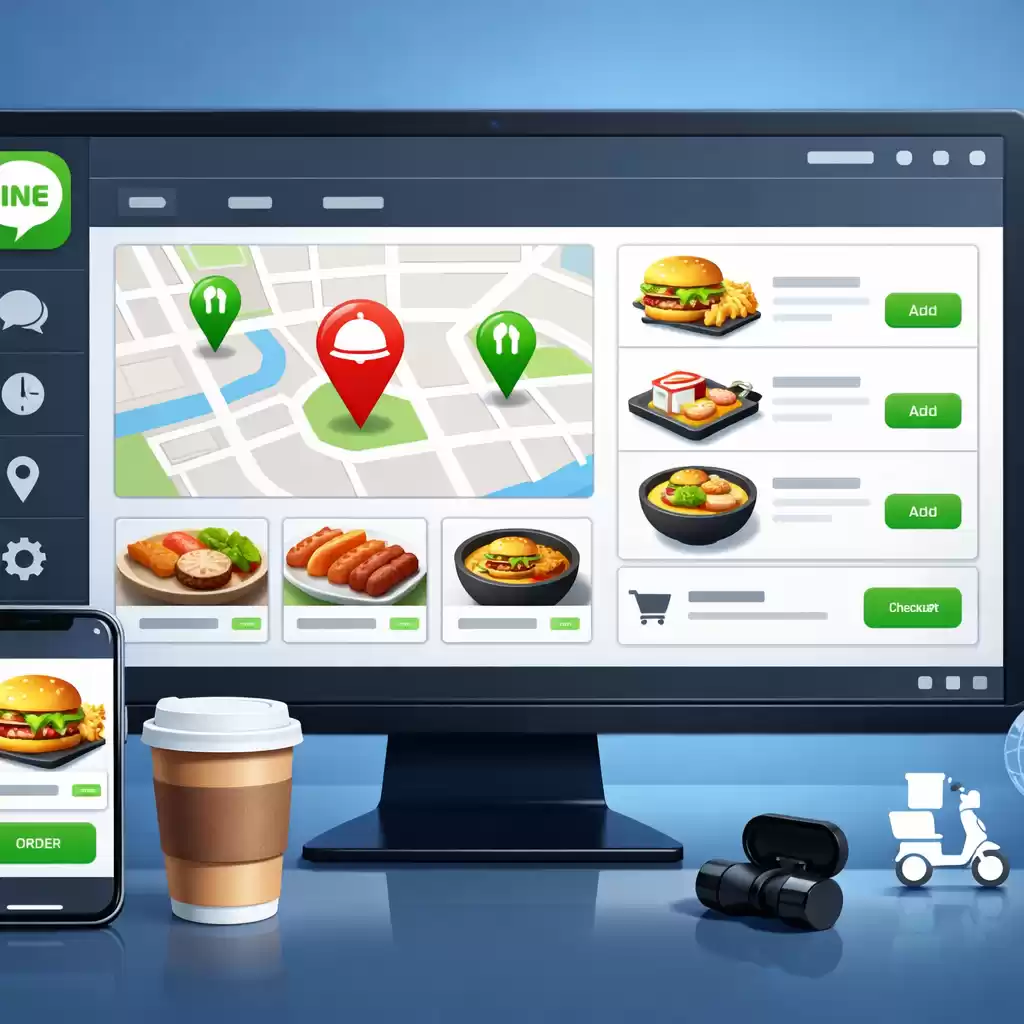 用LINE订外卖，周边美食一键下单，line国外 ~ LINE中文版官网-LINE中文版官网