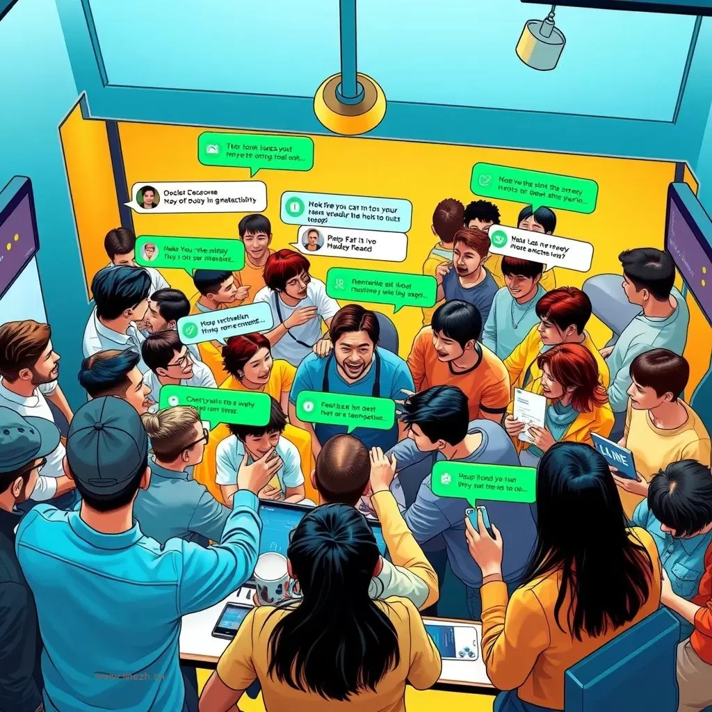 LINE支持群组聊天，轻松管理你的圈子，line有群聊吗-LINE中文版官网