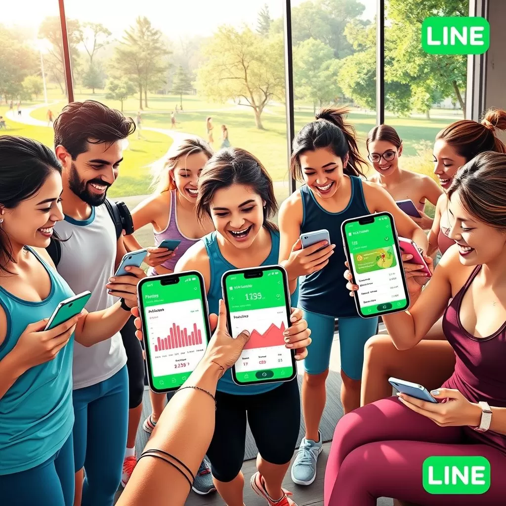 LINE运动打卡，好友一起养成好习惯，line day-LINE中文版官网